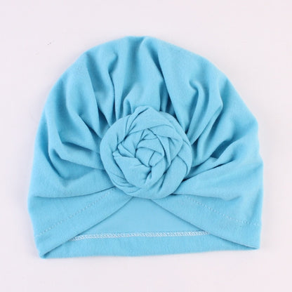 New Mommy And Me Cotton Blend Handmade Hat Women Caps Baby Girls Turban Hats Twist Knot Headwear Hair Accessories