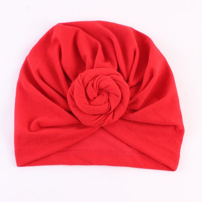 New Mommy And Me Cotton Blend Handmade Hat Women Caps Baby Girls Turban Hats Twist Knot Headwear Hair Accessories