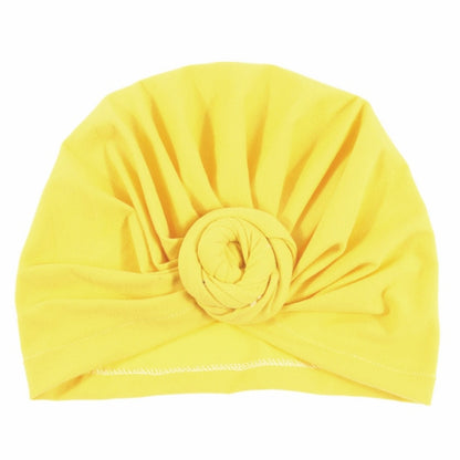 New Mommy And Me Cotton Blend Handmade Hat Women Caps Baby Girls Turban Hats Twist Knot Headwear Hair Accessories