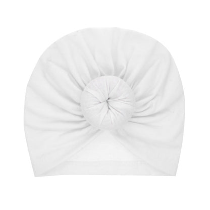 New Mommy And Me Cotton Blend Handmade Hat Women Caps Baby Girls Turban Hats Twist Knot Headwear Hair Accessories