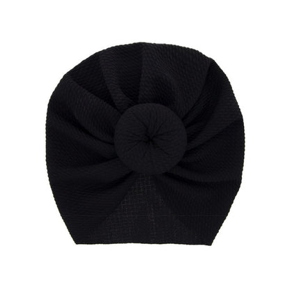 New Mommy And Me Cotton Blend Handmade Hat Women Caps Baby Girls Turban Hats Twist Knot Headwear Hair Accessories