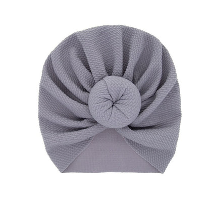 New Mommy And Me Cotton Blend Handmade Hat Women Caps Baby Girls Turban Hats Twist Knot Headwear Hair Accessories