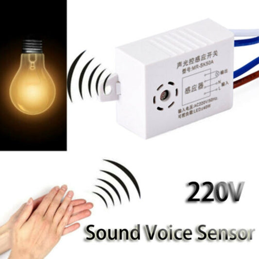 Home Improvement MR-SK50A Module 220V Detector Sound Voice Sensor Intelligent Auto On Off Light Switch Accessories Light