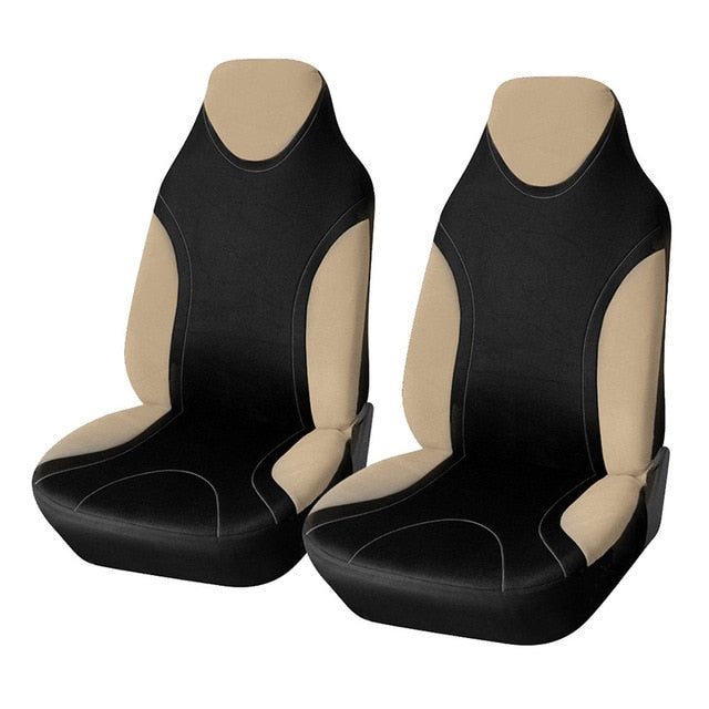 AUTOYOUTH Sports Style High Back Bucket Car Seat Cover 2PCS  Fits Most Auto Interior Accessories Seat Covers 5 Colours