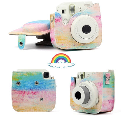 Fujifilm Instax Mini Camera Case Bag PU Leather Cover with Shoulder Strap For Instax Mini 9 Mini 8 Mini 8+ Instant Film Cameras
