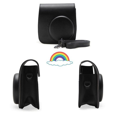 Fujifilm Instax Mini Camera Case Bag PU Leather Cover with Shoulder Strap For Instax Mini 9 Mini 8 Mini 8+ Instant Film Cameras