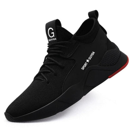 Women and Men's Steel Toe Work Safety Shoes Breathable Sneakers Puncture Proof Boots Comfortable Industrial Shoes for Men