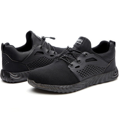 Women and Men's Steel Toe Work Safety Shoes Breathable Sneakers Puncture Proof Boots Comfortable Industrial Shoes for Men