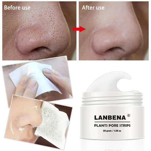 LANBENA Nose Suction Blackhead Remover Mask Acne Treatment Nose Mud Peel Mask Blackhead Remove Peeling Off Tool kit TSLM1