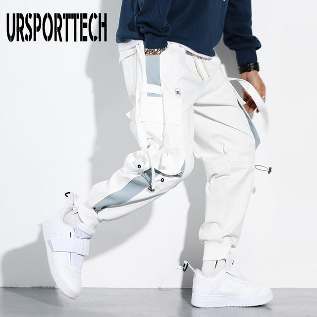 Streetwear Pockets 2020 Men's Jogger Pants Hip Hop Sweatpants Joggers Trousers Tactical Mens Pants Cargo Harem Pants Men Clothes