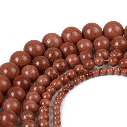 Chanfar 4 6 8 10 12mm Natural Stone Beads Black Lava Tiger Eye Bulk Loose Stone Beads For DIY Making Bracelet Necklace Jewelry