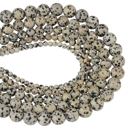 Chanfar 4 6 8 10 12mm Natural Stone Beads Black Lava Tiger Eye Bulk Loose Stone Beads For DIY Making Bracelet Necklace Jewelry