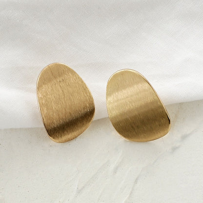AENSOA Fashion Metal Statement Earrings 2020 Gold Color Geometric Earrings For Women Hanging Dangle Earring Earring  Jewelry