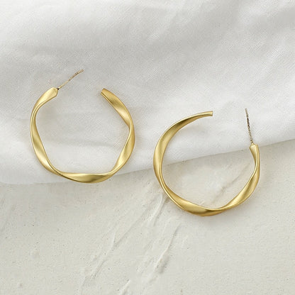 AENSOA Fashion Metal Statement Earrings 2020 Gold Color Geometric Earrings For Women Hanging Dangle Earring Earring  Jewelry
