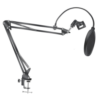 Scissor Arm Stand For Bm800 Microphone Stand With A Spider Cantilever Bracket Universal Shock Mount Mic Holder