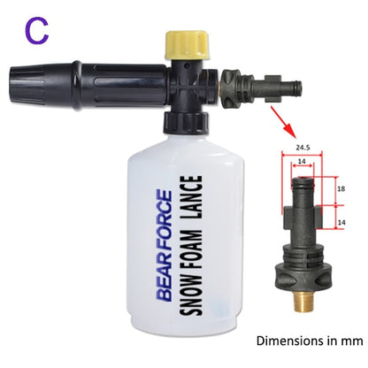 Car Wash Foam Gun Nozzle foam cannon foam generator for Karcher Kranzle Interskol Elitech Huter Gerni Stihl High Pressure Washer