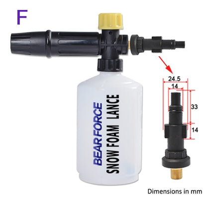 Car Wash Foam Gun Nozzle foam cannon foam generator for Karcher Kranzle Interskol Elitech Huter Gerni Stihl High Pressure Washer