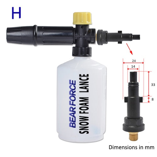 Car Wash Foam Gun Nozzle foam cannon foam generator for Karcher Kranzle Interskol Elitech Huter Gerni Stihl High Pressure Washer