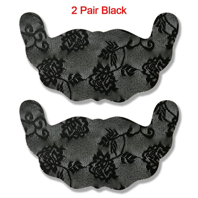Women Self Adhesive Strapless Front Closur Blackless Solid Bra Lace Stick Gel Push Up Women's Underwear Invisible Bra Big Size