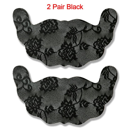 Women Self Adhesive Strapless Front Closur Blackless Solid Bra Lace Stick Gel Push Up Women's Underwear Invisible Bra Big Size