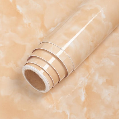 Waterproof Oil-proof Marble Self Adhesive Wallpaper Vinyl Film Wall Stickers Bathroom Bedroom Kitchen Cupboard Home Improvement