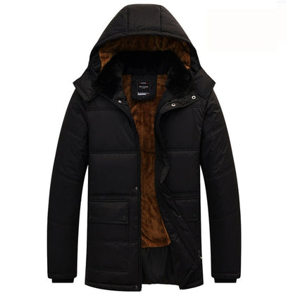 2020 New Men Jacket Coats Thicken Warm Winter Windproof Jackets Casual Mens Down Parka Hooded Outwear Cotton-padded Jacket