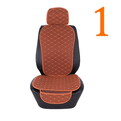 Car Seat Cover Protector Front Rear Back Seat Cushion Pad Mat with Backrest for Auto Automotive Interior Truck Suv or Van