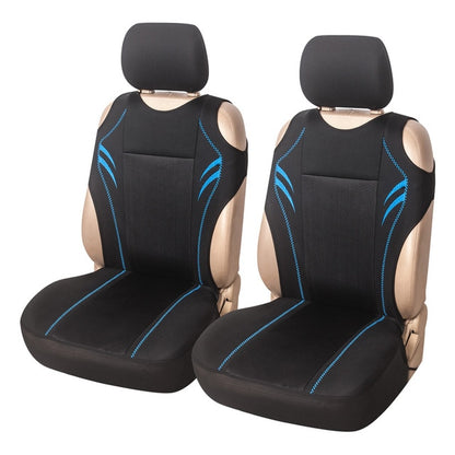 AUTOYOUTH 2pcs Universal Car Seat Covers - Front Seat Covers Mesh Sponge Interior Accessories T Shirt Design - for Car/Truck/Van