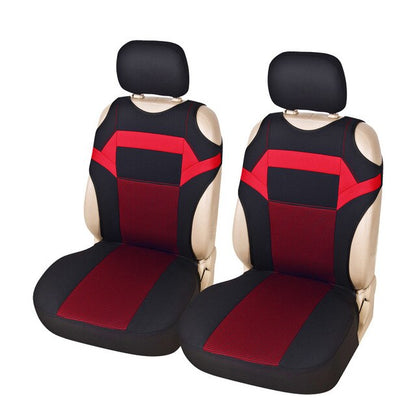 AUTOYOUTH 2pcs Universal Car Seat Covers - Front Seat Covers Mesh Sponge Interior Accessories T Shirt Design - for Car/Truck/Van