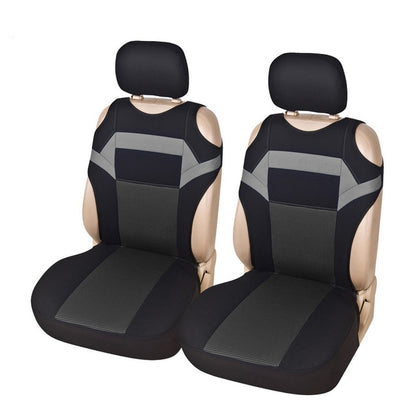 AUTOYOUTH 2pcs Universal Car Seat Covers - Front Seat Covers Mesh Sponge Interior Accessories T Shirt Design - for Car/Truck/Van
