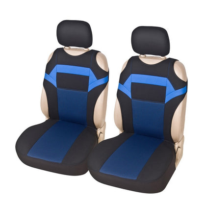 AUTOYOUTH 2pcs Universal Car Seat Covers - Front Seat Covers Mesh Sponge Interior Accessories T Shirt Design - for Car/Truck/Van