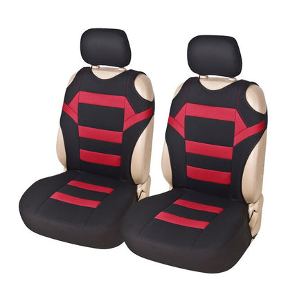 AUTOYOUTH 2pcs Universal Car Seat Covers - Front Seat Covers Mesh Sponge Interior Accessories T Shirt Design - for Car/Truck/Van