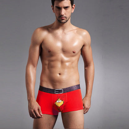 EXILIENS Brand New Mens Underwear Boxer Modal Homme Boxershorts Men Boxers Sexy Male Underpants Print Cartoon Size M-3XL 093001