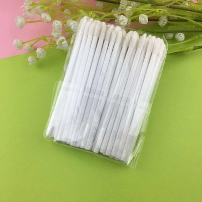 50pcs Disposable Cosmetic Makeup Lip Brush Lipstick Lip Glossy Wands Pen Cleaner Applicator Eyeshadow Lip Gloss Brushes Tools
