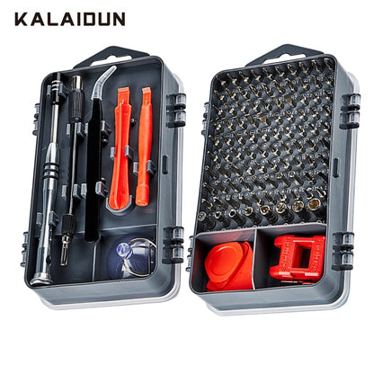 KALAIDUN 112  in 1 Screwdriver Set Magnetic Screwdriver Bit Torx Multi Mobile Phone Repair Tools Kit Electronic Device Hand Tool