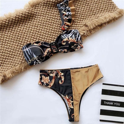 Sexy Leopard Bikinis 2020 Micro Bikini Set Push Up Thong Biquini High Cut Swimwear Women Mini Swimsuit Female Bathing Suit
