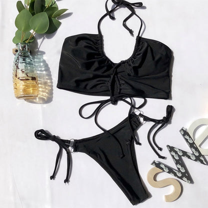 Sexy Leopard Bikinis 2020 Micro Bikini Set Push Up Thong Biquini High Cut Swimwear Women Mini Swimsuit Female Bathing Suit