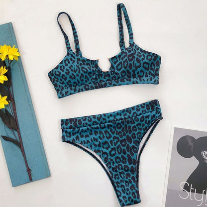 Sexy Leopard Bikinis 2020 Micro Bikini Set Push Up Thong Biquini High Cut Swimwear Women Mini Swimsuit Female Bathing Suit