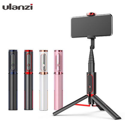 Ulanzi SK-01 Bluetooth Selfie Stick Tripod Wireless Selfie Stick Monopod for IOS iPhone11 Huawei Android Phones Selfiestick
