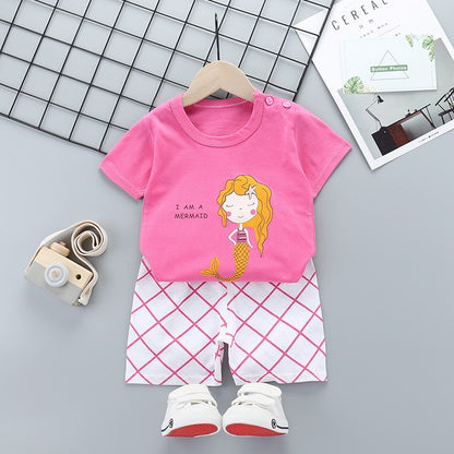 Baby Boys Clothes Sets Children Clothing Summer Short Sleeve Tracksuit for Boys Sport Suits Animal Costume for Kids Clothes