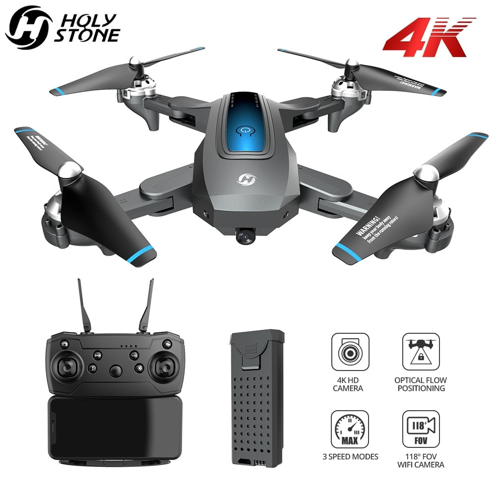 Holy Stone HS240 Drone 4K Profesional FPV Drone With Camera HD 4K Quadrocopter Foldable RC Quadcopter With 13 Mins Flight Time