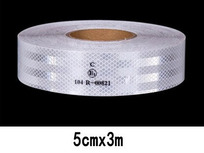 3M Reflective Tape Sticker Diamond Grade Adhesive Safety Mark Warning Tape Bike Automobiles Motorcycle Car Styling