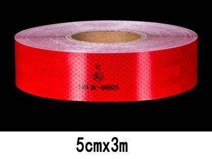 3M Reflective Tape Sticker Diamond Grade Adhesive Safety Mark Warning Tape Bike Automobiles Motorcycle Car Styling