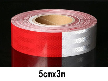3M Reflective Tape Sticker Diamond Grade Adhesive Safety Mark Warning Tape Bike Automobiles Motorcycle Car Styling