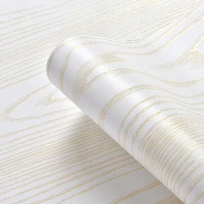 Wood Grain Wallpaper Self-adhesive Waterproof Wall Stickers Contact Papers Wardrobe Furniture Door Film Decor Home Improvement