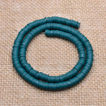 6mm Flat Round Polymer Clay Beads Chip Disk Loose Spacer Handmade Beads For DIY Jewelry Making Bracelet Finding Mixed Color