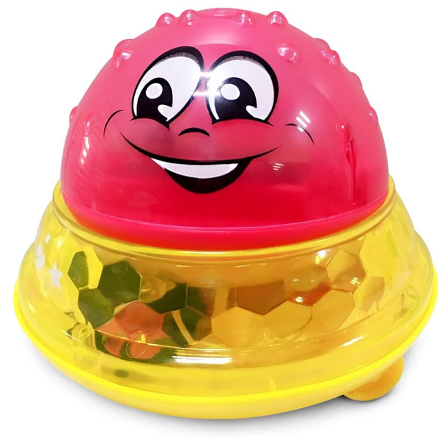 Creative Water Spray Bath Toy Whale Shape Led Light Water Spray Ball Baby Bath Water Toys Automatic Induction Toys For Kids Gift