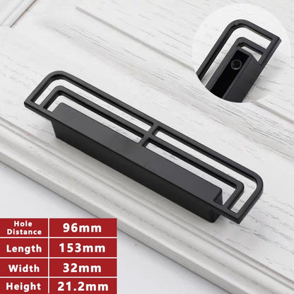 WV Classical Handle Solid Brass Black Gold Vintage Handles 96mm Ancient Cabinet Door Handles for Furniture Drawer Pulls Hardware