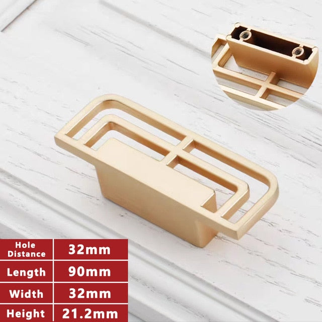 WV Classical Handle Solid Brass Black Gold Vintage Handles 96mm Ancient Cabinet Door Handles for Furniture Drawer Pulls Hardware