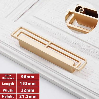 WV Classical Handle Solid Brass Black Gold Vintage Handles 96mm Ancient Cabinet Door Handles for Furniture Drawer Pulls Hardware